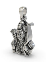 Lord Ram Sterling Silver Pendant for Men and Women