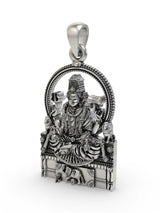 Sri Mannamma Devi Folk Deity Sterling Silver Pendant