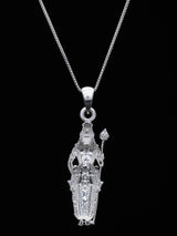 Lord Kartikeya God of Victory Sterling Silver Pendant
