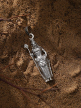 Lord Kartikeya God of Victory Sterling Silver Pendant