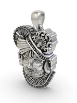 Shree Khatu Shyam Devotional Sterling Silver Pendant