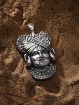 Shree Khatu Shyam Devotional Sterling Silver Pendant