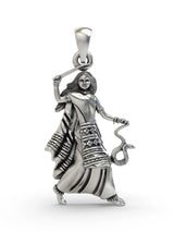 Mogul Devi Sterling Silver Pendant with Antique Finish