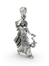 Mogul Devi Sterling Silver Pendant with Antique Finish