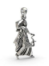 Mogul Devi Sterling Silver Pendant with Antique Finish