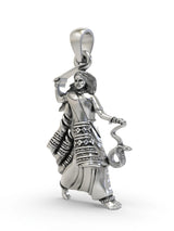 Mogul Devi Sterling Silver Pendant with Antique Finish