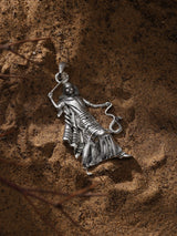 Mogul Devi Sterling Silver Pendant with Antique Finish