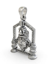 Shree Khatu Shyam Devotional Sterling Silver Pendant