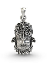 Khatu Shyam Sterling Silver Pendant