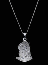 Shiva and Hanuman Sterling Silver Pendant