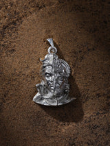 Shiva and Hanuman Sterling Silver Pendant