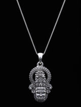 Shree Khatu Shyam Devotional Sterling Silver Pendant