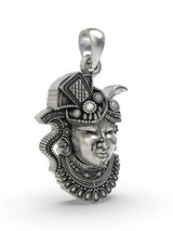 Shrinathji Face Sterling Silver Pendant