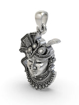 Shrinathji Face Sterling Silver Pendant