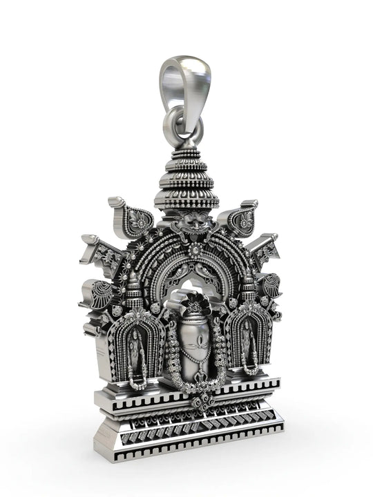 Manjunatha Swamy Lord Shiva Sterling Silver Pendant