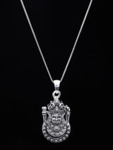 Shree Khatu Shyam Devotional Sterling Silver Pendant