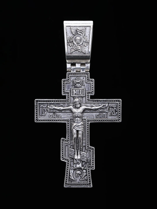 Sterling Silver Jesus Crucifix Cross Pendant