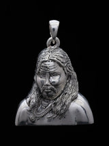 Handcrafted Sterling Silver Pendant with Artisan Finish