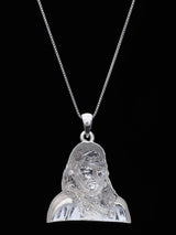 Handcrafted Sterling Silver Pendant with Artisan Finish