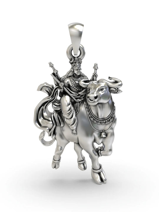 Vishnumaya Swami Folk Deity Sterling Silver Pendant