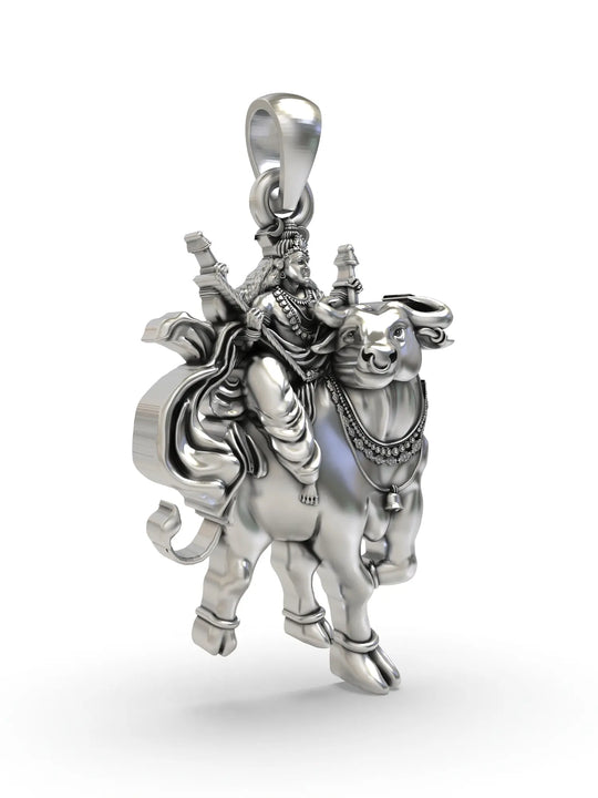 Vishnumaya Swami Folk Deity Sterling Silver Pendant