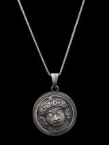 Sarangpur Hanuman Sterling Silver Vintage Polish Pendant
