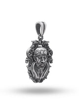 Antique Finish Shirdi Sai Baba Sterling Silver Pendant