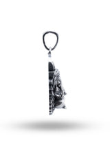 Winged Lord Ganesha Sterling Silver Pendant