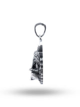 Winged Lord Ganesha Sterling Silver Pendant