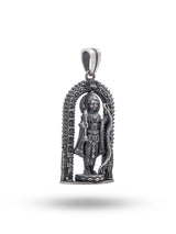 Antique Finish Ram Lalla Sterling Silver Pendant