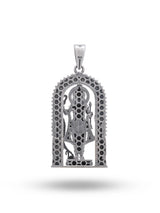 Antique Finish Ram Lalla Sterling Silver Pendant