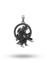 Krishna Playing Flute Sterling Silver Pendant