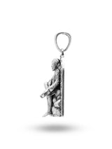 Antique Finish Shirdi Sai Baba Sterling Silver Pendant