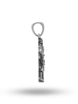 Baba Deep Singh Antique Finish Sterling Silver Pendant