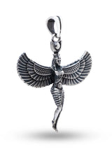 Goddess Isis Antique Finish Sterling Silver Pendant