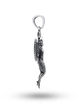Goddess Isis Antique Finish Sterling Silver Pendant
