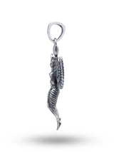 Goddess Isis Antique Finish Sterling Silver Pendant