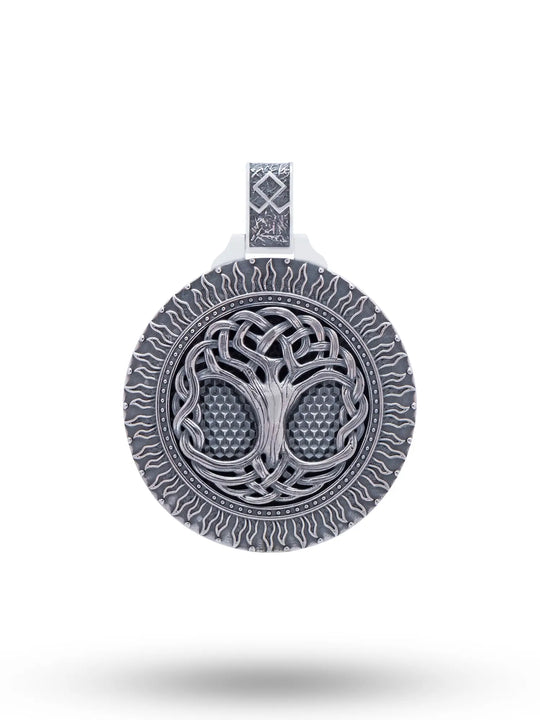 Tree of Life Sterling Silver Antique Finish Pendant