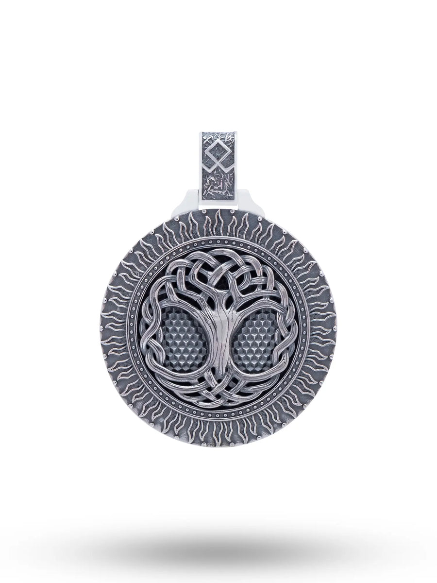 Tree of Life Sterling Silver Antique Finish Pendant