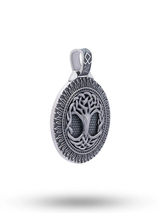 Tree of Life Sterling Silver Antique Finish Pendant