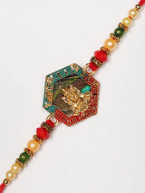 Goddess Lakshmi Temple Beaded Thread Bracelet