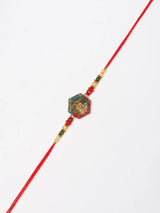 Goddess Lakshmi Temple Beaded Thread Bracelet