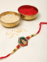 Goddess Lakshmi Temple Beaded Thread Bracelet