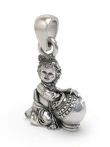 Bal Gopal Makhan Sterling Silver Pendant