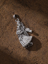 Radha Krishna Sterling Silver Pendant