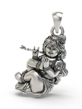 Bal Gopal Sterling Silver Pendant