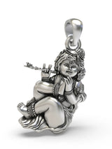 Bal Gopal Sterling Silver Pendant
