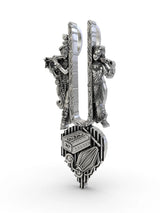 Radha Krishna Vaishnav Tilak Sterling Silver Pendant