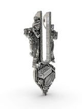 Radha Krishna Vaishnav Tilak Sterling Silver Pendant