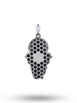 Lord Ganesha Sterling Silver Pendant for Devotional Wear